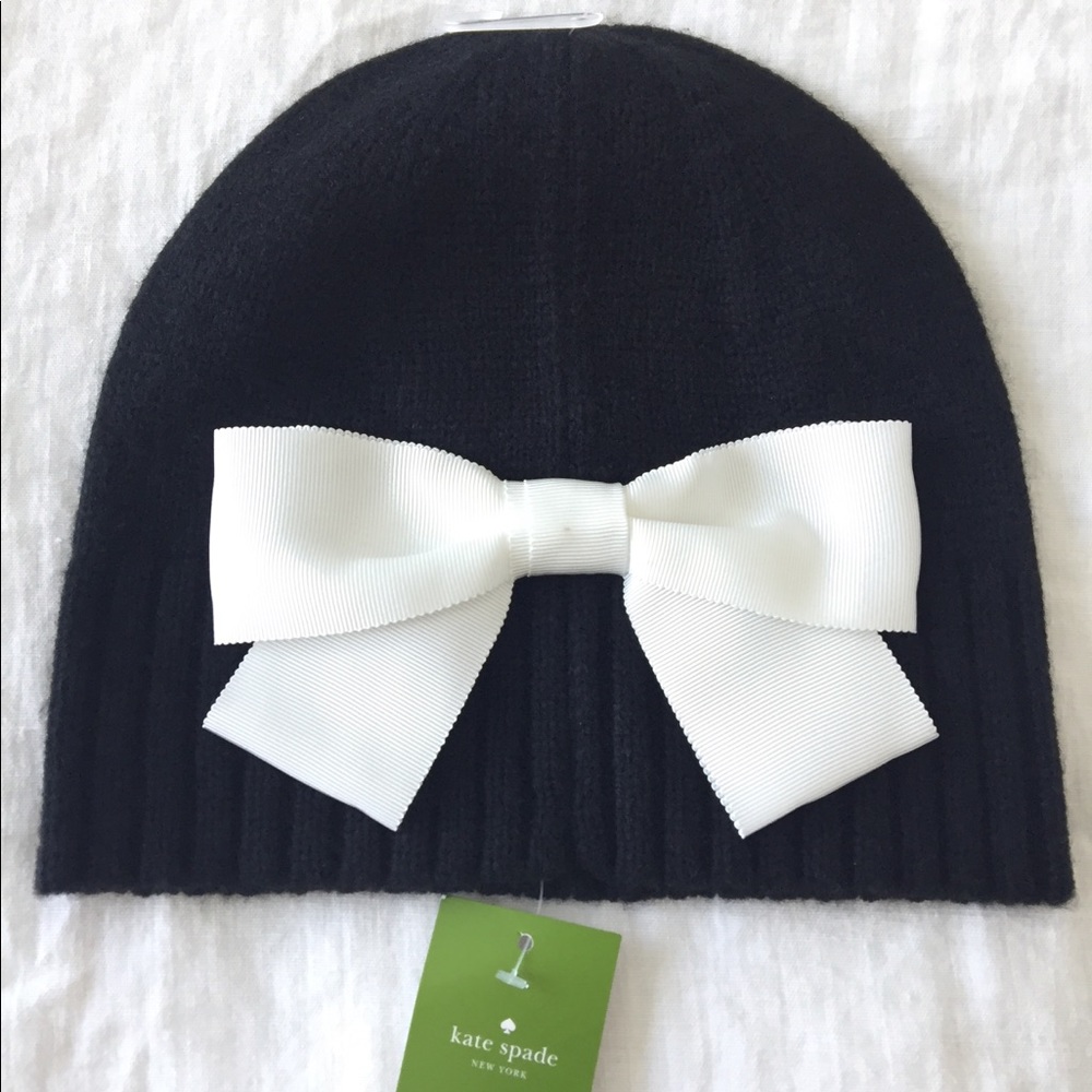 Kate Spade Black Bow Hat